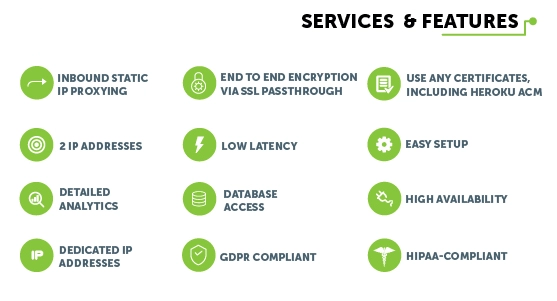 Heroku Static IP's from XLRoutes Service and Features